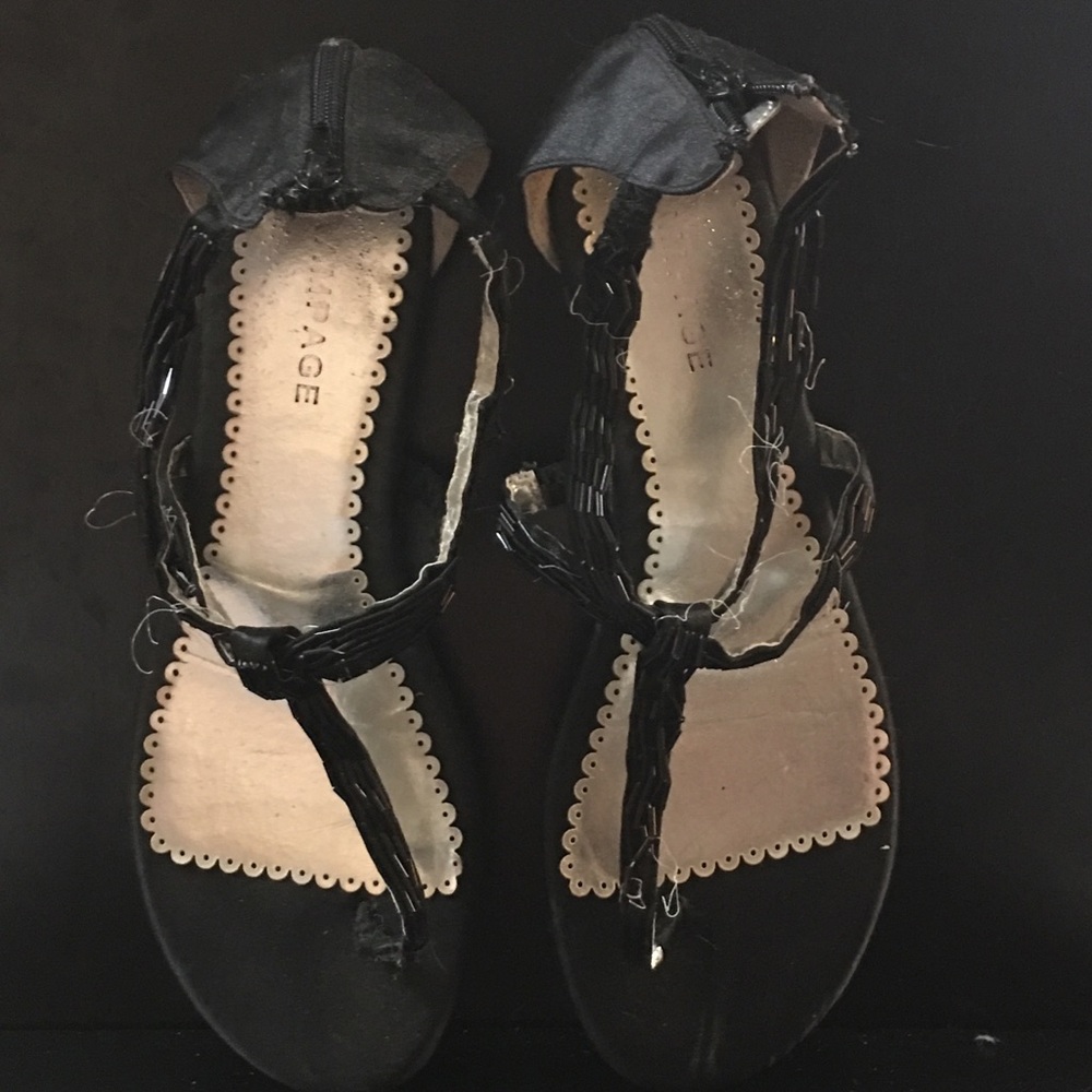 Black sandals